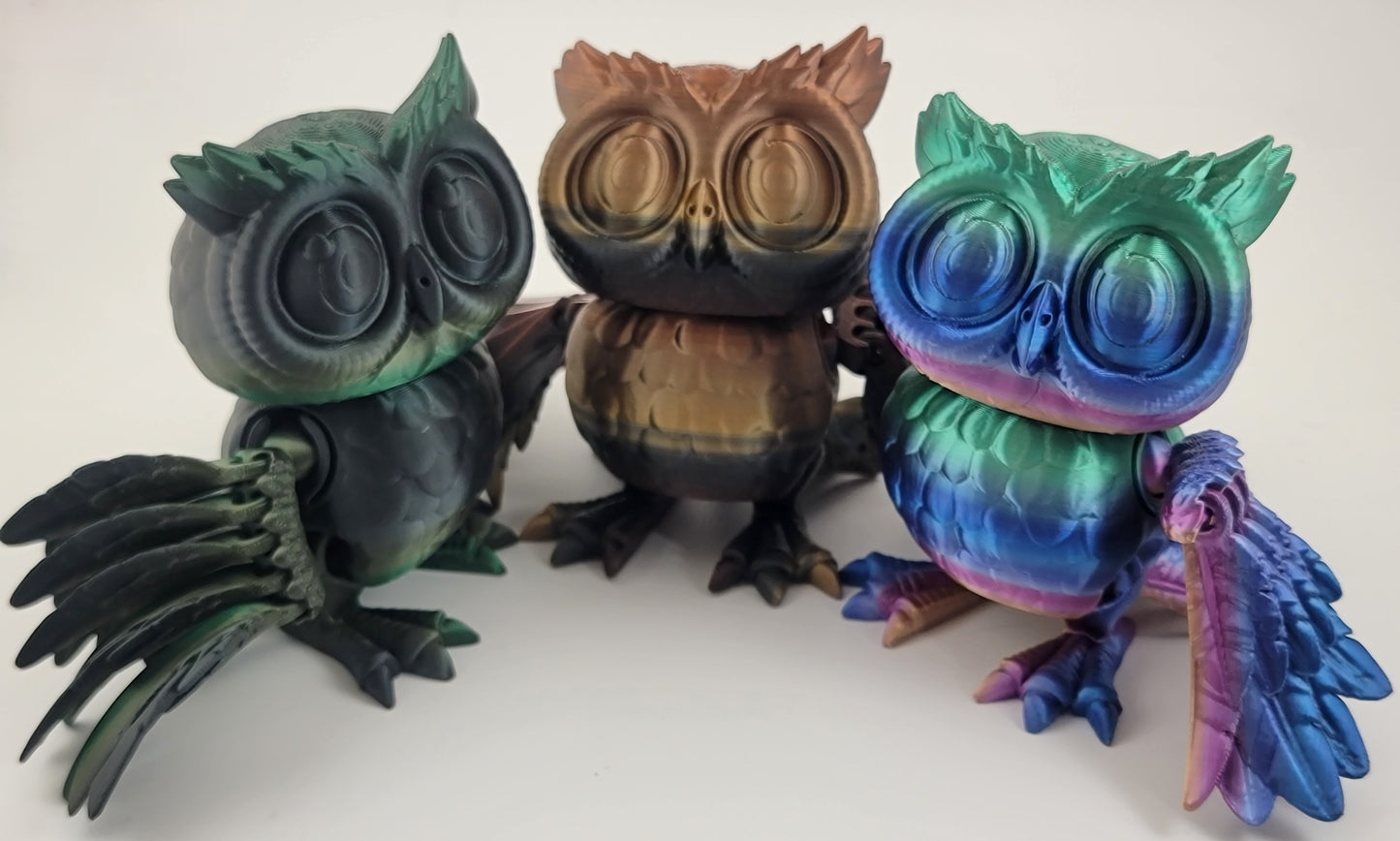 3d Printed Owl