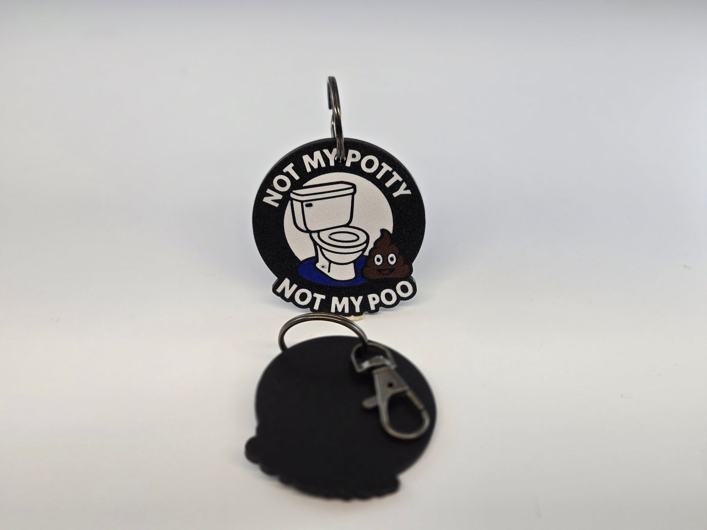 "Emotional Baggage Fee Applies" – ‘Not My Poo’ Keychain