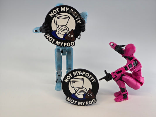 "Emotional Baggage Fee Applies" – ‘Not My Poo’ Keychain