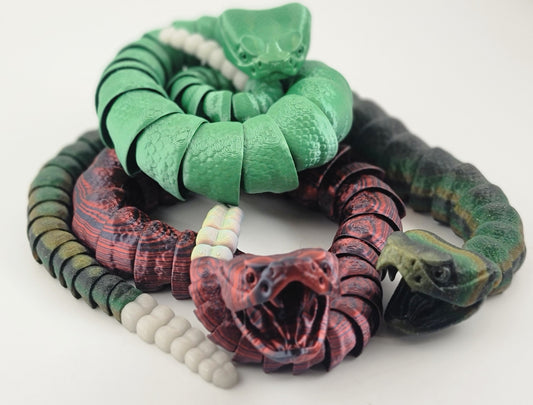 3d Printed Rattlesnake