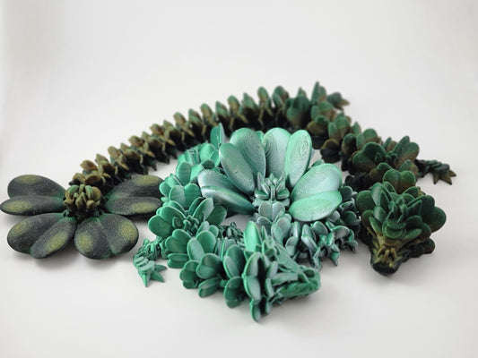3d Printed Adult Clover Dragon