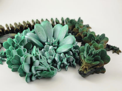3d Printed Adult Clover Dragon