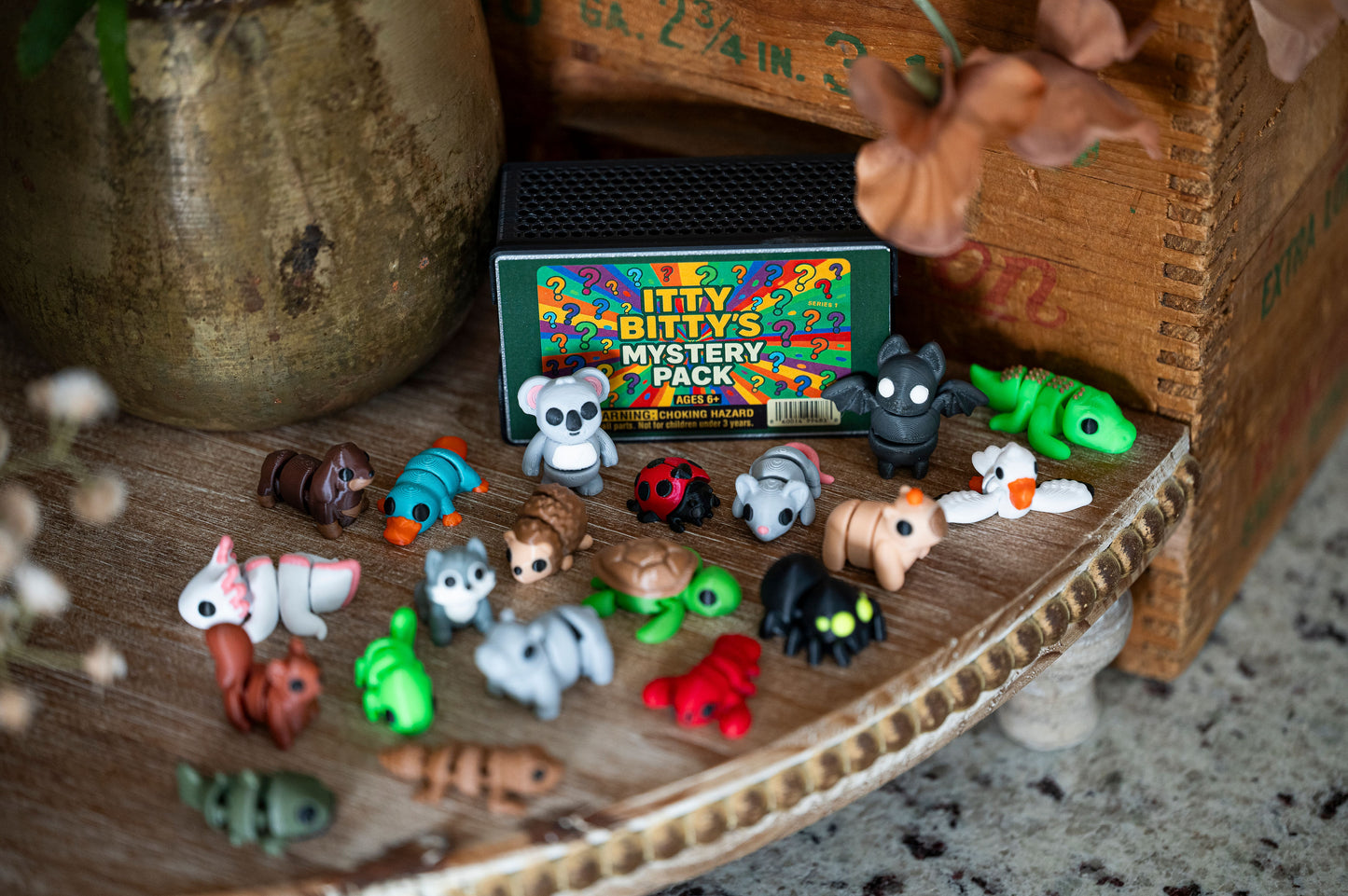 ❓Itty Bitty Mystery Pack – 10 Mini Articulated Fidget Toys for Kids(Random Surprise Set)